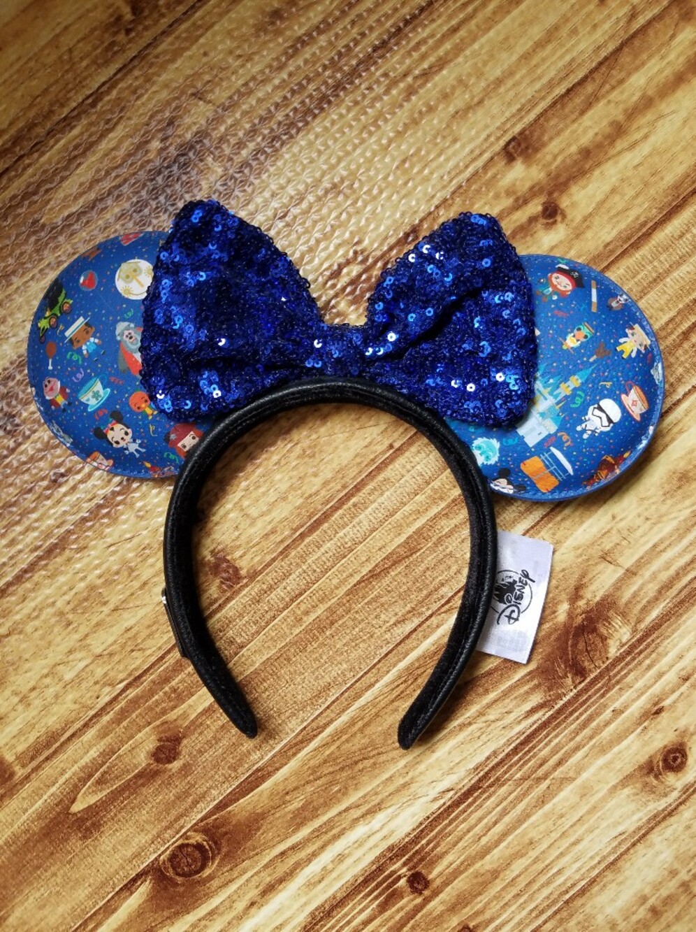 Disney Parks x Loungefly Park Icons Minnie Mouse Royal Blue Ears Headband